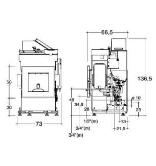 CAMINETTI MONTEGRAPPA MB PELLET W 19KW